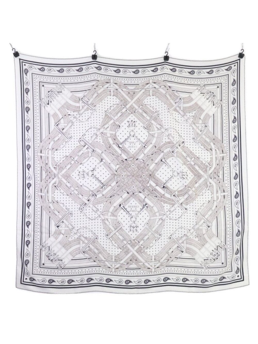 Hermes Mors a Jouets Cashmere Silk Carre Geant